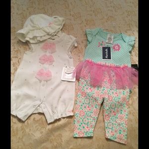 Two infant outfits new with tags.