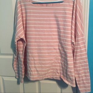 Pink and white stripped