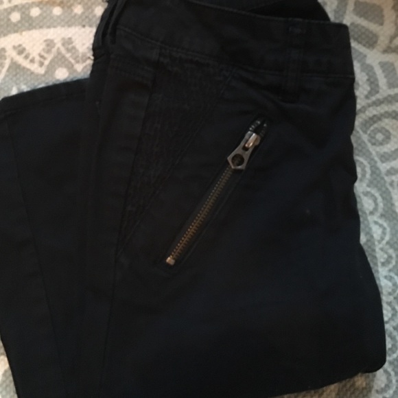 American Eagle Black Moto Skinny pants