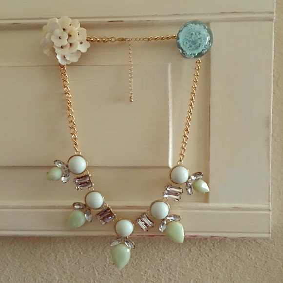 Francescas Turquoise Blue Gem Necklace