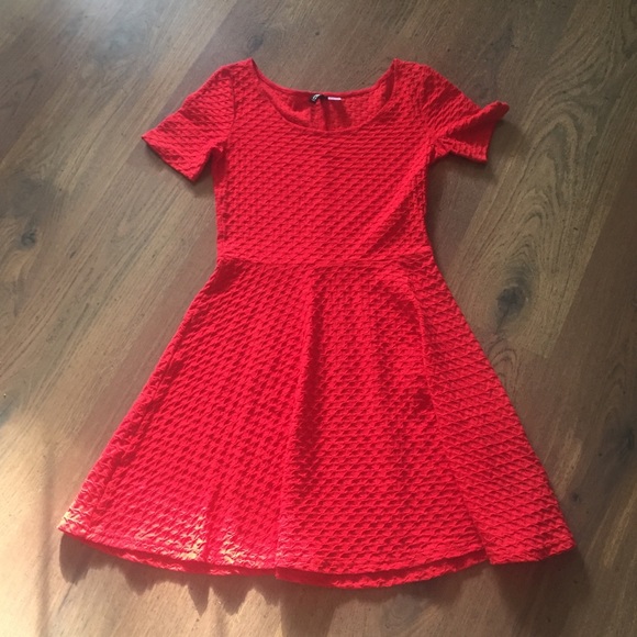 H&M red dress