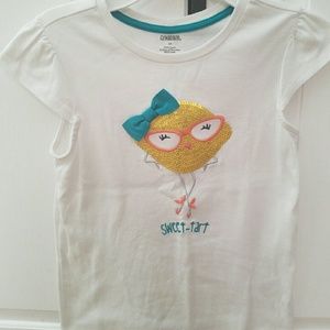 Sweet Tart Girls Lemon Tee
