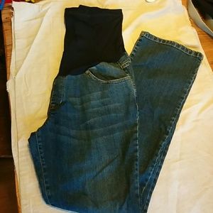 Maternity jeans, full panel