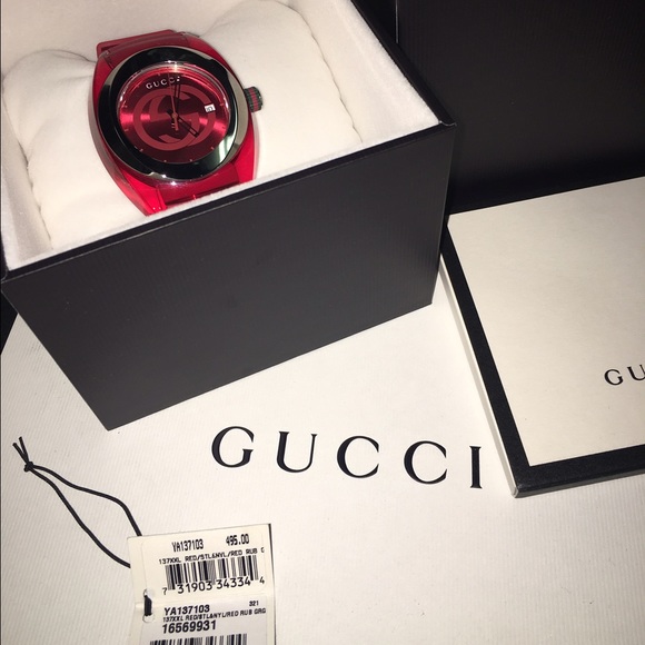 Gucci watch red