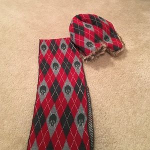 Boys scarf and hat