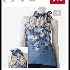 👀ISO👀 IZ Byer Charmeuse Halter Top Sz L or XL