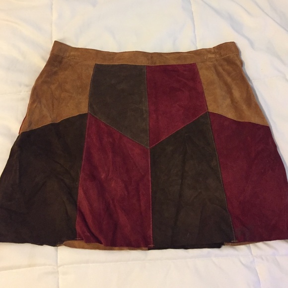 Genuine Suede Skirt