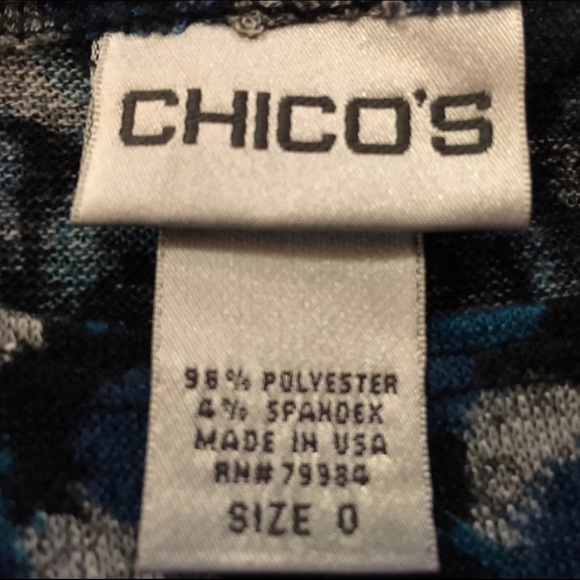 Geometric Dot Tank & Cardigan Set Chico's Size 0 - Picture 4 of 4