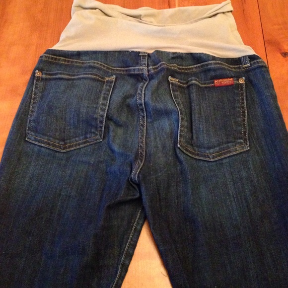 7 for all mankind maternity skinny jeans