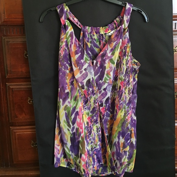 CAbi Floral Sleeveless Top - LOVELY