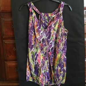 CAbi Floral Sleeveless Top - LOVELY