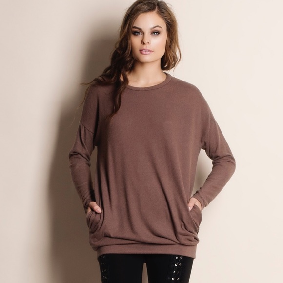 1HRSALE "Absent Traveler" Soft Fuzzy Sweater Top - Picture 2 of 4