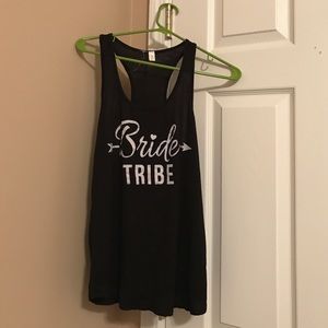 Bridal party racerback tank
