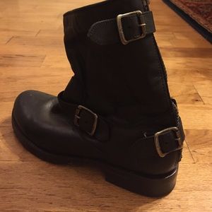 Frye Veronica Back Zip Motorcycle Boots