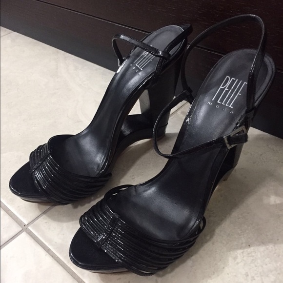 Black Pelle wedges! - Picture 2 of 3