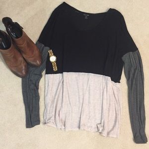 Kensie tunic with Tank and grey