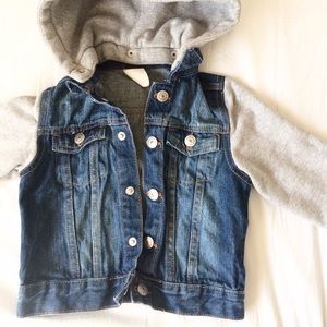 👶 Jean Jacket w Removable Hood
