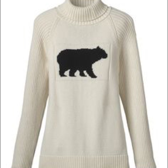 Coldwater Creek Sweaters - Coldwater Creek- Cream Polar Bear winter sweater