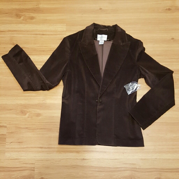 Brown corduroy blazer