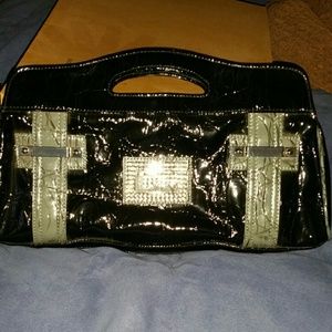 Large Black Clutch!