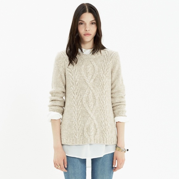 Madewell marked pullover in XS