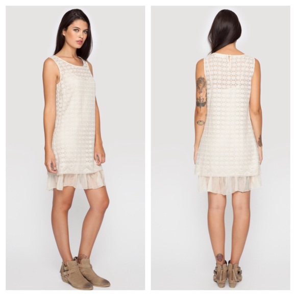 Johnny Was Dresses & Skirts - NEW 4 Love and Liberty Iva Mesh Embroidered Shift