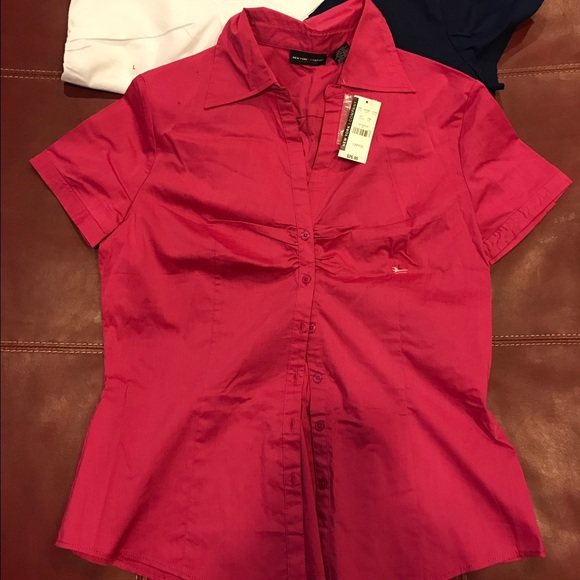 NY&CO Business/casual short sleeve blouse