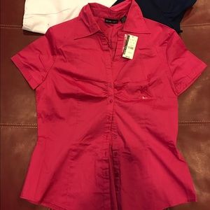 NY&CO Business/casual short sleeve blouse