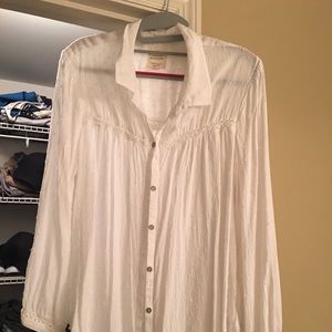 White button down!