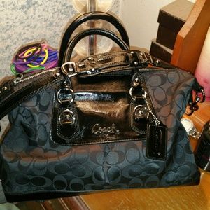 Black coach bag