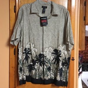 Axcess men's med button up Hawaiian shirt