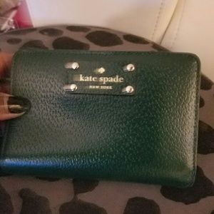 Kate spade green wallet