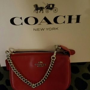 Red coach purse
