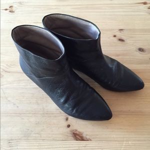 Black booties by Sigerson Morrison