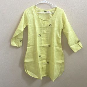 Pure Lenin cotton tunic - Indo Western style