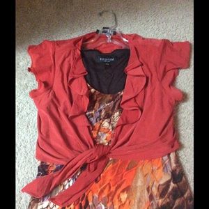 Adorable 2 piece fall dress