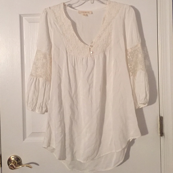 BOHO Lace Detailed Blouse