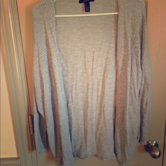 Grey F21 Cardigan