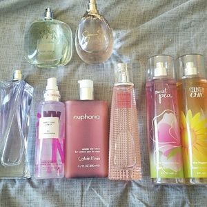 Perfumes/body sprays