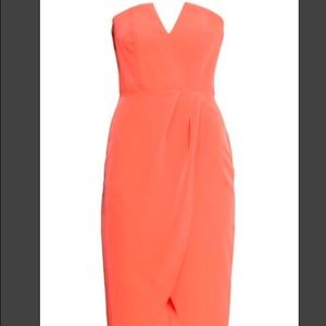 Hm dress . Coral nwt