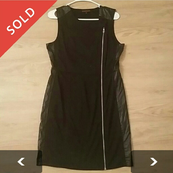 Black Leather Dress
