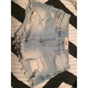 Hollister high waisted shorts