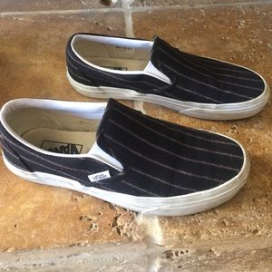 J. Crew for Vans striped Vans shoes