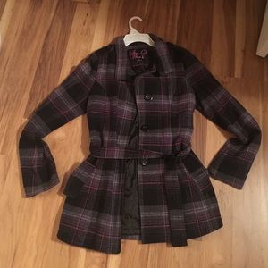 Plaid coat
