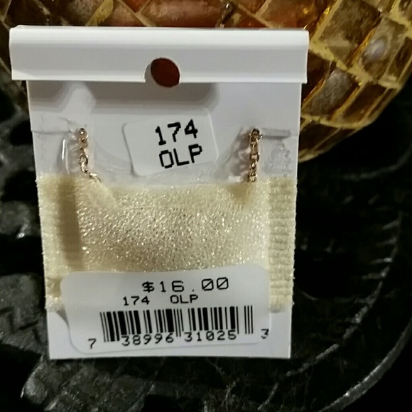 Gold necklace with cat, small opal stone - Picture 2 of 2