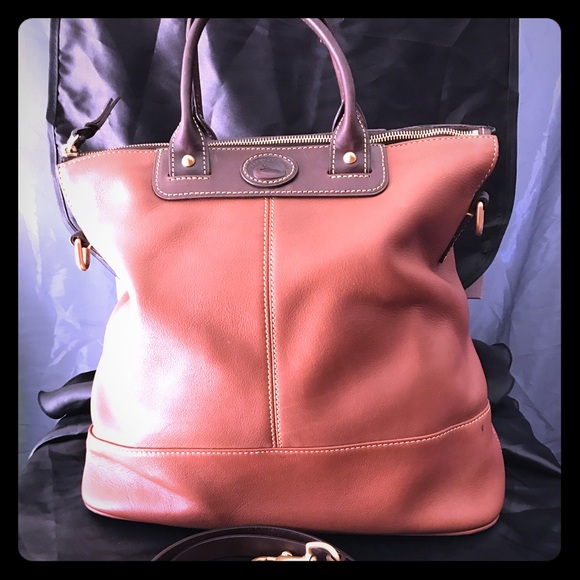 Dooney and Burke leather cognac NEW YEAR SALE🎉