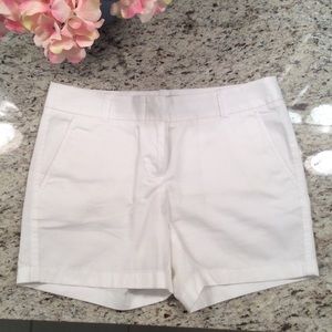 J Crew White chino shorts