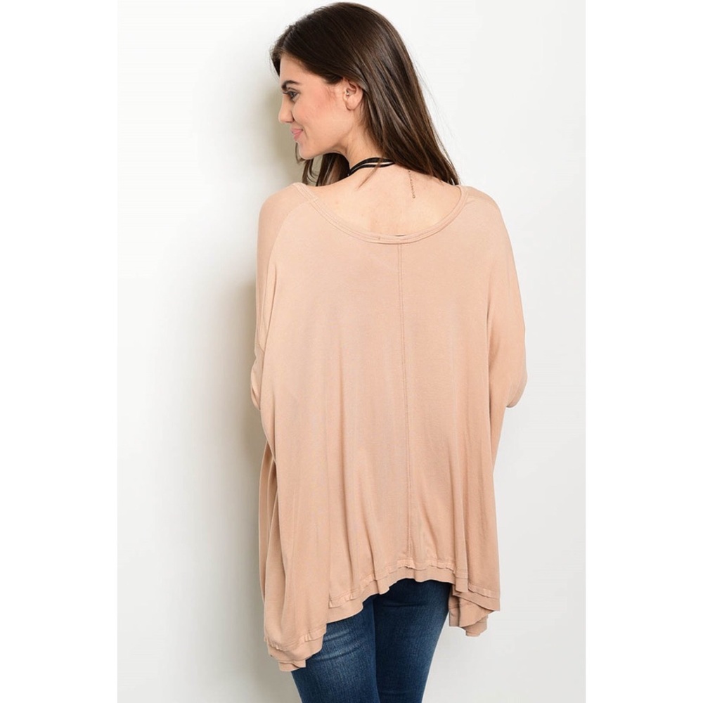 | 'BELLA' BLUSH TOP | - Picture 3 of 5