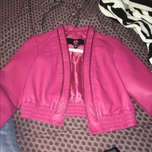Bebe leather jacket