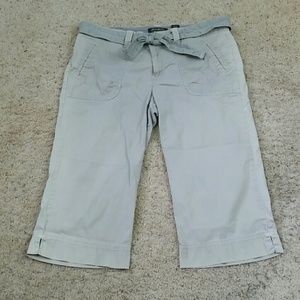 EDDIE BAUER ribbed cropped pants